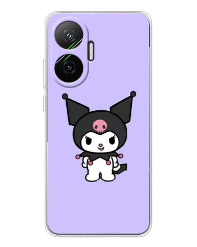 Чехол для Xiaomi POCO F7 с картинкой «Kuromi — нежный фиолетовый»