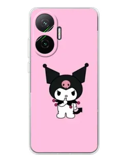 Чехол для Xiaomi POCO F7 с картинкой «Kuromi — розовая нежность» Чехол для Xiaomi POCO F7 с картинкой «Kuromi — розовая нежность»
