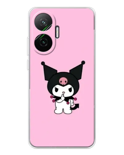 Чехол для Xiaomi POCO F7 с картинкой «Kuromi — розовая нежность»
