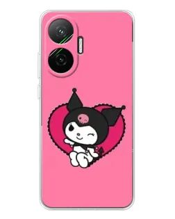 Чехол для Xiaomi POCO F7 с картинкой «Kuromi — любовь в сердце» Чехол для Xiaomi POCO F7 с картинкой «Kuromi — любовь в сердце»