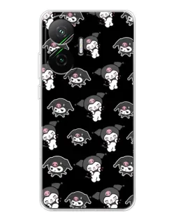 Чехол для Xiaomi POCO F7 с картинкой «Черный паттерн Kuromi» Чехол для Xiaomi POCO F7 с картинкой «Черный паттерн Kuromi»