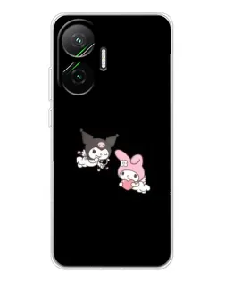 Чехол для Xiaomi POCO F7 с картинкой «My Melody и Kuromi» Чехол для Xiaomi POCO F7 с картинкой «My Melody и Kuromi»