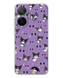 Чехол для Xiaomi POCO F7 с картинкой «Kuromi — паттерн» Чехол для Xiaomi POCO F7 с картинкой «Kuromi — паттерн»