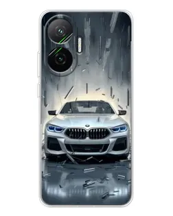 Чехол для Xiaomi POCO F7 с картинкой «BMW в свете фар» Чехол для Xiaomi POCO F7 с картинкой «BMW в свете фар»