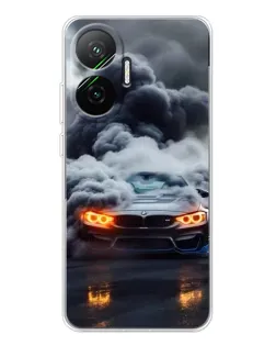 Чехол для Xiaomi POCO F7 с картинкой «BMW в дыму» Чехол для Xiaomi POCO F7 с картинкой «BMW в дыму»