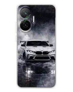Чехол для Xiaomi POCO F7 с картинкой «BMW сквозь туман» Чехол для Xiaomi POCO F7 с картинкой «BMW сквозь туман»