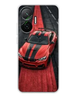 Чехол для Xiaomi POCO F7 с картинкой «BMW на красной дорожке» Чехол для Xiaomi POCO F7 с картинкой «BMW на красной дорожке»