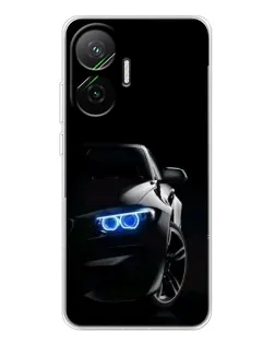 Чехол для Xiaomi POCO F7 с картинкой «BMW — ночной взгляд» Чехол для Xiaomi POCO F7 с картинкой «BMW — ночной взгляд»