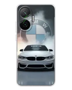 Чехол для Xiaomi POCO F7 с картинкой «BMW в белом дыму» Чехол для Xiaomi POCO F7 с картинкой «BMW в белом дыму»