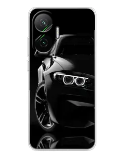 Чехол для Xiaomi POCO F7 с картинкой «Черная BMW — профиль» Чехол для Xiaomi POCO F7 с картинкой «Черная BMW — профиль»