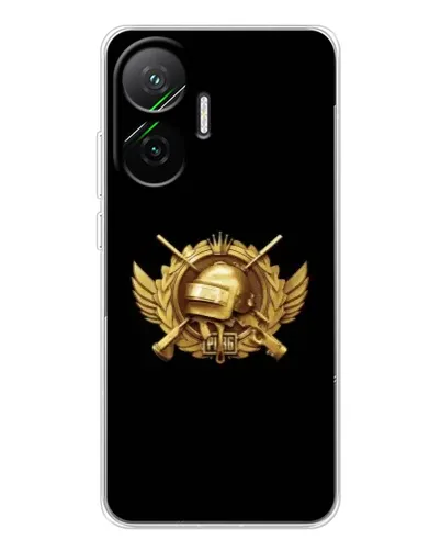Чохол для Xiaomi POCO F7 з картинкою «PUBG — помаранчевий градієнт»