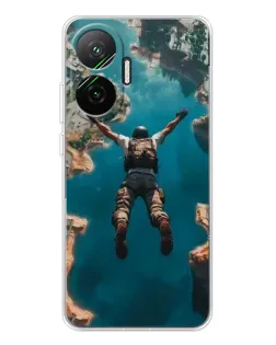 Чохол для Xiaomi POCO F7 з картинкою «PUBG — вільне падіння»