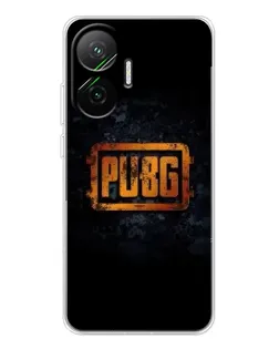 Чохол для Xiaomi POCO F7 з картинкою «PUBG — золотий логотип»