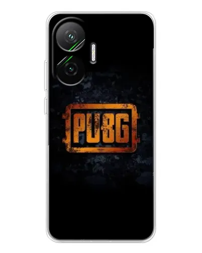 Чохол для Xiaomi POCO F7 з картинкою «PUBG — золотий логотип»