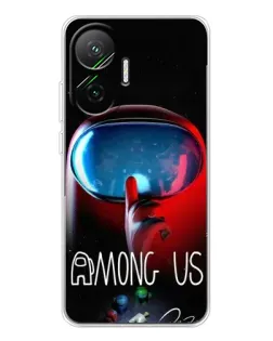 Чохол для Xiaomi POCO F7 з картинкою «Червоний імпостер — макро» Чохол для Xiaomi POCO F7 з картинкою «Червоний імпостер — макро»