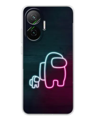 Чохол для Xiaomi POCO F7 з картинкою «Among Us неон-арт» Чохол для Xiaomi POCO F7 з картинкою «Among Us неон-арт»