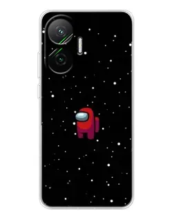 Чохол для Xiaomi POCO F7 з картинкою «Червоний Among Us»