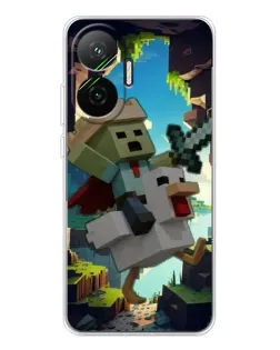 Чехол для Xiaomi POCO F7 с картинкой «Стив и гусь» Чехол для Xiaomi POCO F7 с картинкой «Стив и гусь»