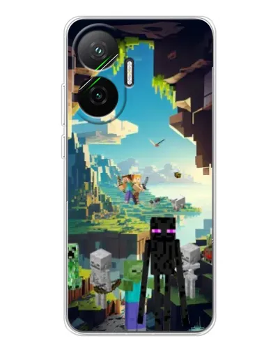 Чехол для Xiaomi POCO F7 с картинкой «Эндермен в лесу» Чехол для Xiaomi POCO F7 с картинкой «Эндермен в лесу»