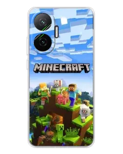 Чехол для Xiaomi POCO F7 с картинкой «Minecraft классический мир» Чехол для Xiaomi POCO F7 с картинкой «Minecraft классический мир»
