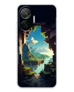 Чехол для Xiaomi POCO F7 с картинкой «Вид из пещеры» Чехол для Xiaomi POCO F7 с картинкой «Вид из пещеры»