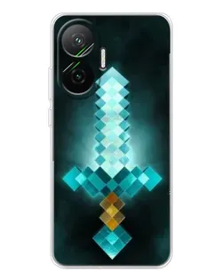 Чехол для Xiaomi POCO F7 с картинкой «Алмазный меч неон» Чехол для Xiaomi POCO F7 с картинкой «Алмазный меч неон»