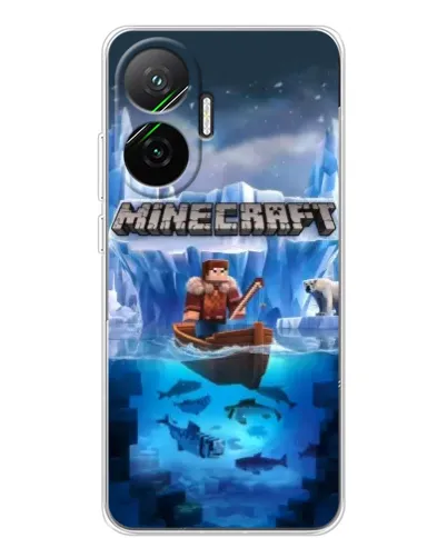 Чехол для Xiaomi POCO F7 с картинкой «Minecraft ледяной мир» Чехол для Xiaomi POCO F7 с картинкой «Minecraft ледяной мир»