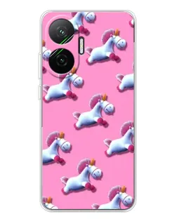 Чехол для Xiaomi POCO F7 с картинкой «Единороги на розовом» Чехол для Xiaomi POCO F7 с картинкой «Единороги на розовом»