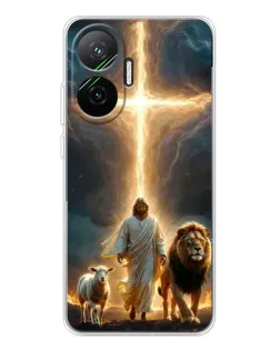 Чохол для Xiaomi POCO F7 з картинкою «Лев Юди та Світло»