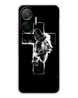Чехол для Xiaomi POCO F7 с картинкой «Сияющий крест Jesus» Чехол для Xiaomi POCO F7 с картинкой «Сияющий крест Jesus»