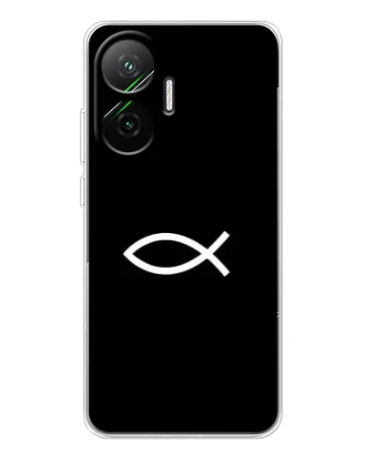 Чехол для Xiaomi POCO F7 с картинкой «Символ рыбы Jesus» Чехол для Xiaomi POCO F7 с картинкой «Символ рыбы Jesus»