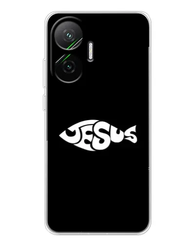 Чехол для Xiaomi POCO F7 с картинкой «Рыба Jesus» Чехол для Xiaomi POCO F7 с картинкой «Рыба Jesus»