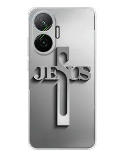 Чехол для Xiaomi POCO F7 с картинкой «Металлический крест Jesus» Чехол для Xiaomi POCO F7 с картинкой «Металлический крест Jesus»