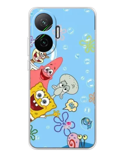 Чехол для Xiaomi POCO F7 с картинкой «Веселые пузырьки» Чехол для Xiaomi POCO F7 с картинкой «Веселые пузырьки»