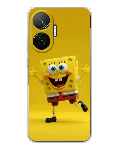 Чехол для Xiaomi POCO F7 с картинкой «Позитивный Губка Боб» Чехол для Xiaomi POCO F7 с картинкой «Позитивный Губка Боб»