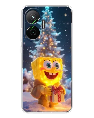 Чехол для Xiaomi POCO F7 с картинкой «Рождественский Спанч Боб» Чехол для Xiaomi POCO F7 с картинкой «Рождественский Спанч Боб»