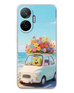 Чехол для Xiaomi POCO F7 с картинкой «Автомобильное путешествие»
