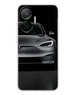 Чехол для Xiaomi POCO F7 с картинкой «Tesla Model S Look» Чехол для Xiaomi POCO F7 с картинкой «Tesla Model S Look»