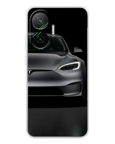 Чехол для Xiaomi POCO F7 с картинкой «Tesla Model S Look»