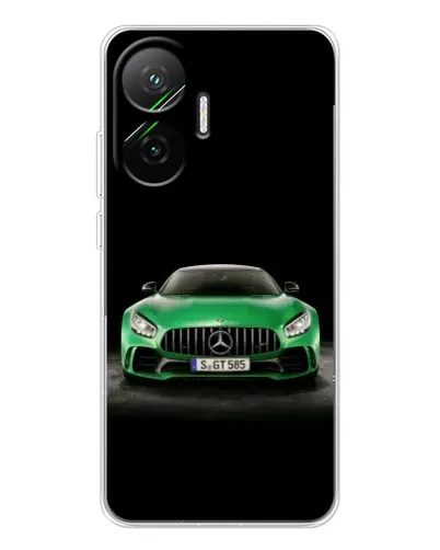 Чехол для Xiaomi POCO F7 с картинкой «Mercedes — неоновый лого» Чехол для Xiaomi POCO F7 с картинкой «Mercedes — неоновый лого»