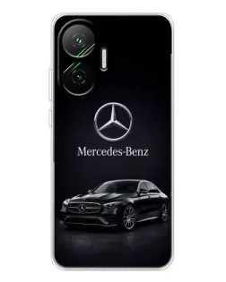 Чехол для Xiaomi POCO F7 с картинкой «Mercedes — решетка радиатора»