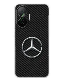 Чохол для Xiaomi POCO F7 з картинкою «Карбоновий Mercedes стиль» Чохол для Xiaomi POCO F7 з картинкою «Карбоновий Mercedes стиль»