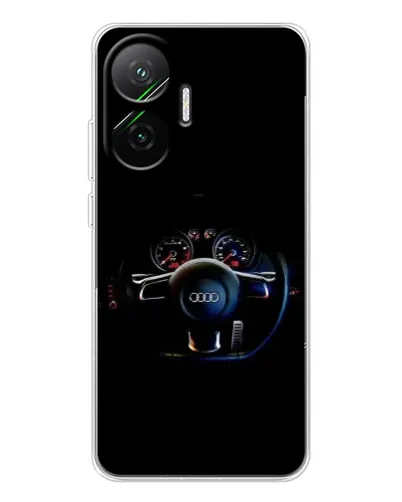 Чехол для Xiaomi POCO F7 с картинкой «Салон Audi — руль» Чехол для Xiaomi POCO F7 с картинкой «Салон Audi — руль»