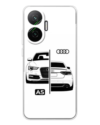 Чехол для Xiaomi POCO F7 с картинкой «Audi — контрастный дизайн» Чехол для Xiaomi POCO F7 с картинкой «Audi — контрастный дизайн»