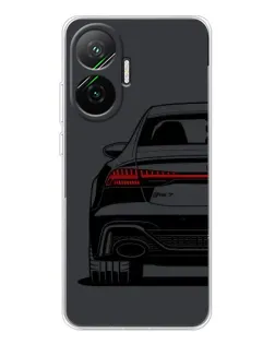 Чехол для Xiaomi POCO F7 с картинкой «Задняя часть Audi — арт»