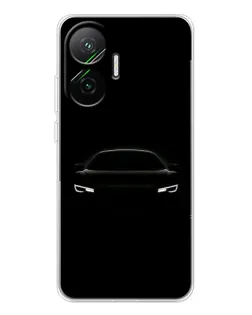 Чехол для Xiaomi POCO F7 с картинкой «Взгляд Audi в темноте»