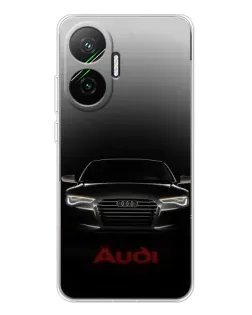 Чехол для Xiaomi POCO F7 с картинкой «Audi — градиентный контур»