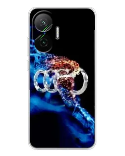 Чехол для Xiaomi POCO F7 с картинкой «Энергия лого Audi»