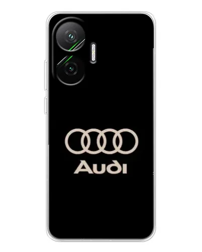 Чехол для Xiaomi POCO F7 с картинкой «Audi — золотой логотип» Чехол для Xiaomi POCO F7 с картинкой «Audi — золотой логотип»