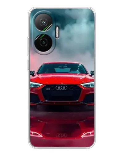Чехол для Xiaomi POCO F7 с картинкой «Audi RS — красный стиль» Чехол для Xiaomi POCO F7 с картинкой «Audi RS — красный стиль»